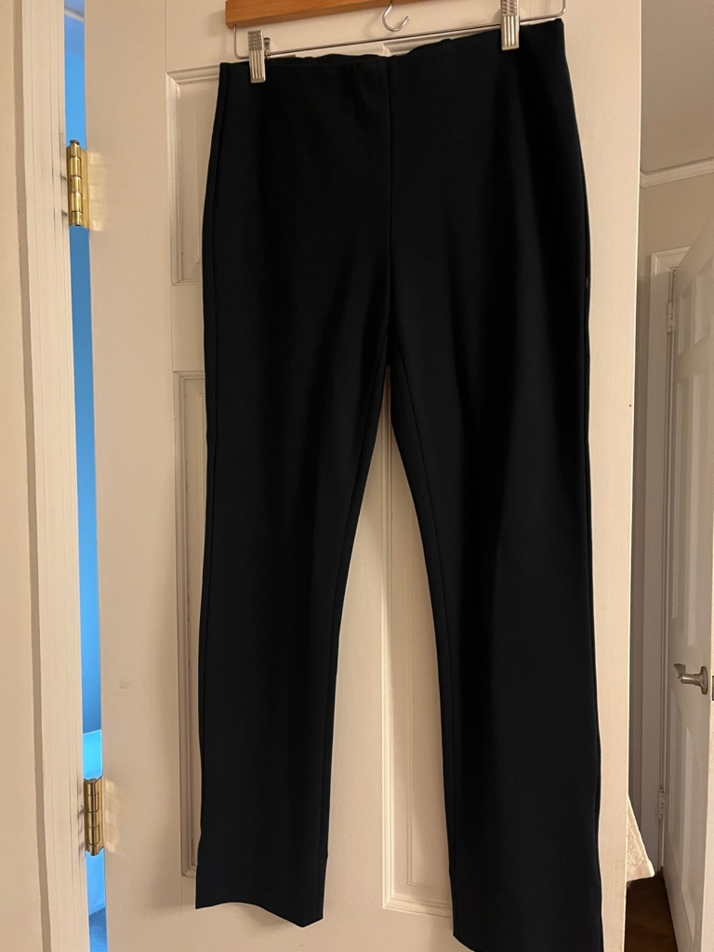 Vince Classic Navy Straight-Leg Pants NWT